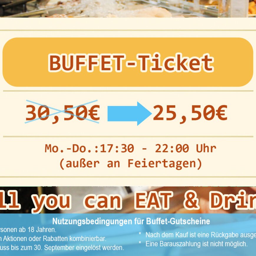 BT1. Buffet-Ticket